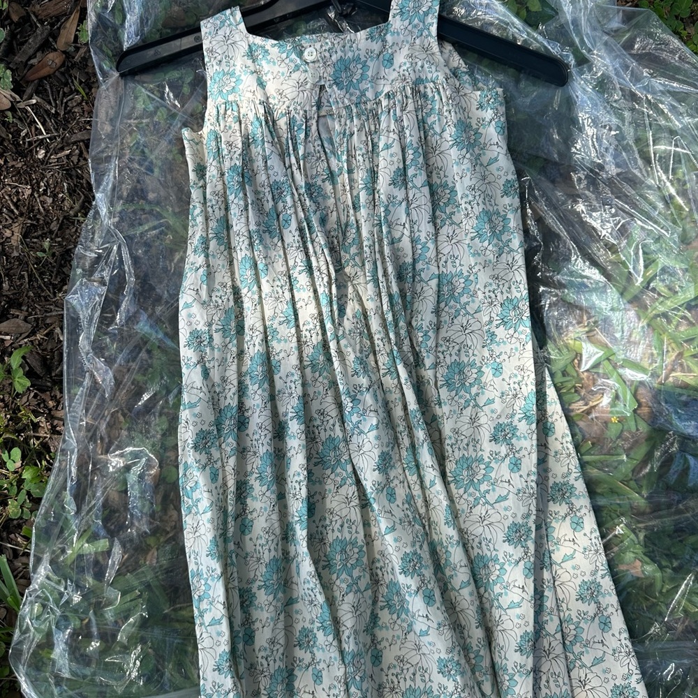 Girls Floral Sleeveless Dress